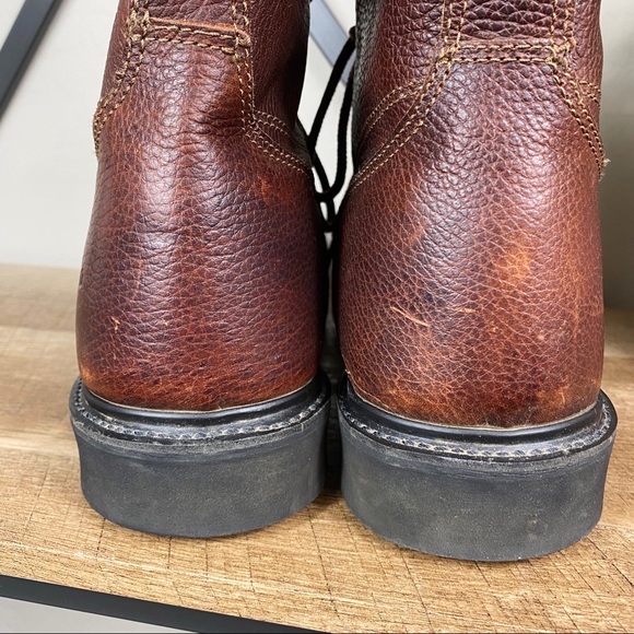 SOLD Rhino Leather Western Style Work Boots - Picture 10 of 16